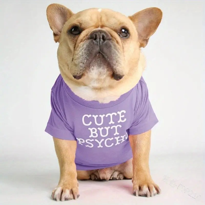 "Cute but psycho" T-shirt For Dogs