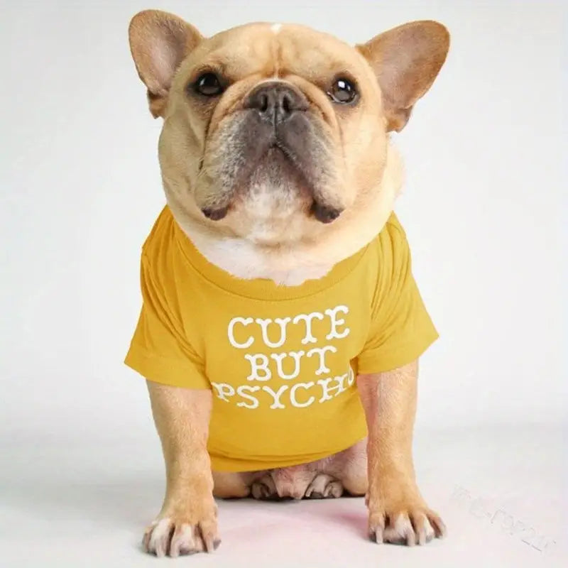 "Cute but psycho" T-shirt For Dogs