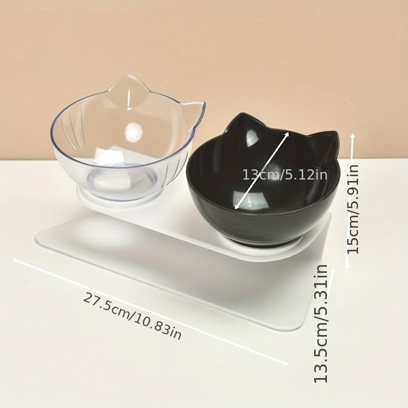 Anti - Vomiting Orthopedic Cat Bowl - Petsdd